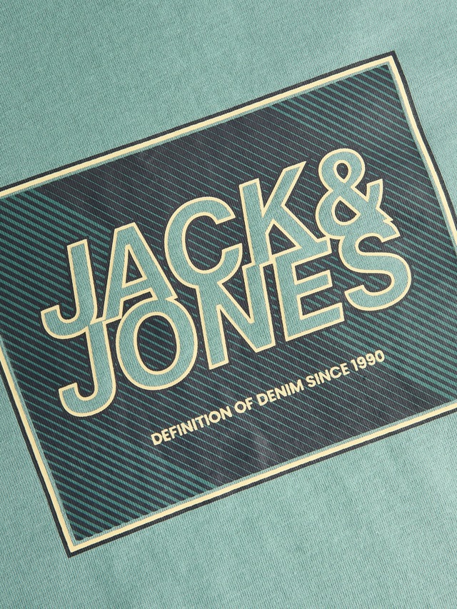 Jack & Jones Rundhalsshirt »JJRAIN TEE SS CREW NECK«
