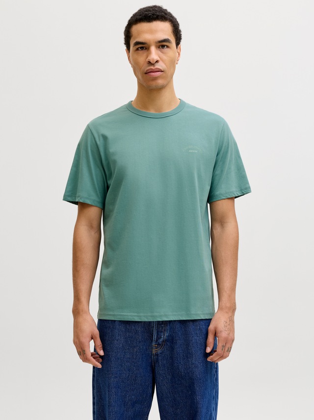 Jack & Jones Rundhalsshirt »JJCOLLEGE LOGO TEE SS CREW NECK« Jack & Jones Rundhalsshirt »JJCOLLEGE LOGO TEE SS CREW NECK«