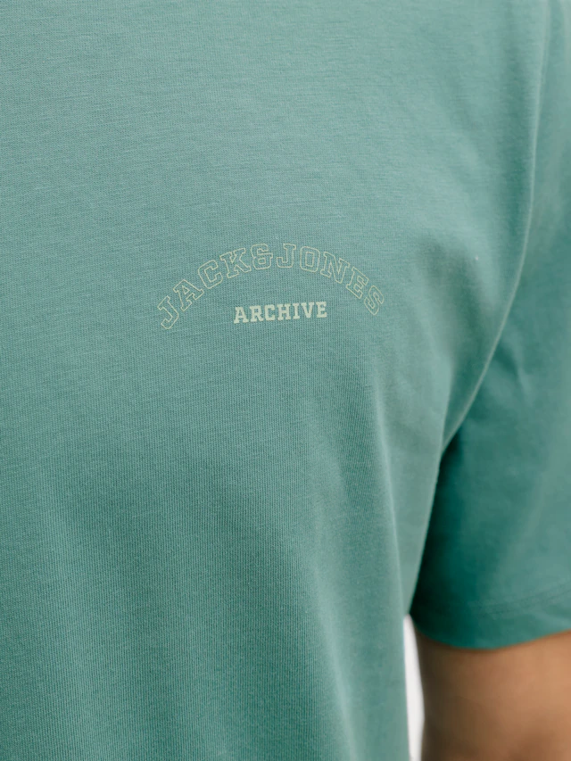 Jack & Jones Rundhalsshirt »JJCOLLEGE LOGO TEE SS CREW NECK«