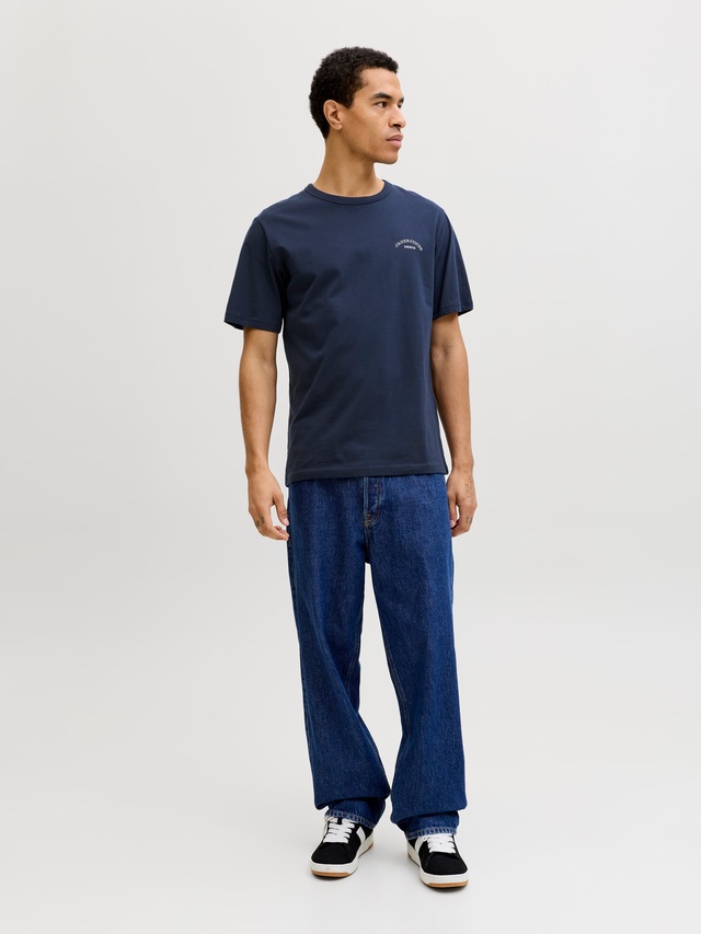 Jack & Jones Rundhalsshirt »JJCOLLEGE LOGO TEE SS CREW NECK«