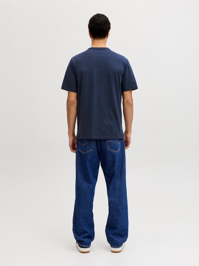 Jack & Jones Rundhalsshirt »JJCOLLEGE LOGO TEE SS CREW NECK«