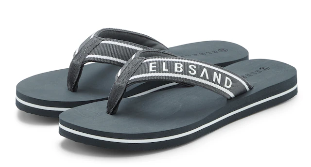 Elbsand Badezehentrenner »Sandale, Badeschuh, Pantolette, Badelatsche, Flip Flop, Badeschlappe« NEU Zehentrenner mit wasserabweisender und ultraleichter Sohle VEGAN