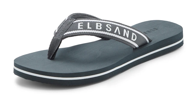 Elbsand Badezehentrenner »Sandale, Badeschuh, Pantolette, Badelatsche, Flip Flop, Badeschlappe« NEU Zehentrenner mit wasserabweisender und ultraleichter Sohle VEGAN