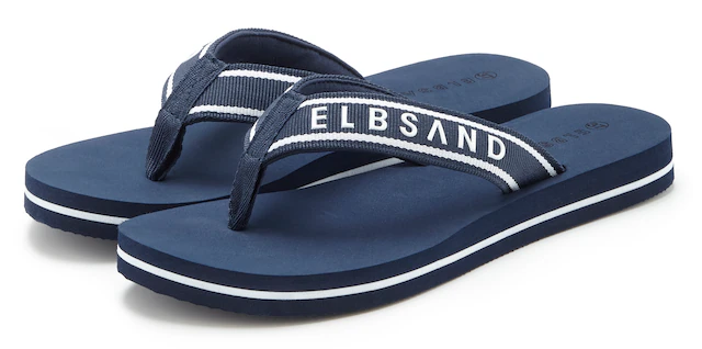 Elbsand Badezehentrenner »Sandale, Badeschuh, Pantolette, Badelatsche, Flip Flop, Badeschlappe« NEU Zehentrenner mit wasserabweisender und ultraleichter Sohle VEGAN