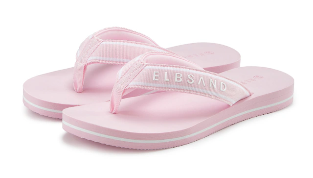 Elbsand Badezehentrenner »Sandale, Badeschuh, Pantolette, Badelatsche, Flip Flop, Badeschlappe« NEU Zehentrenner mit wasserabweisender und ultraleichter Sohle VEGAN