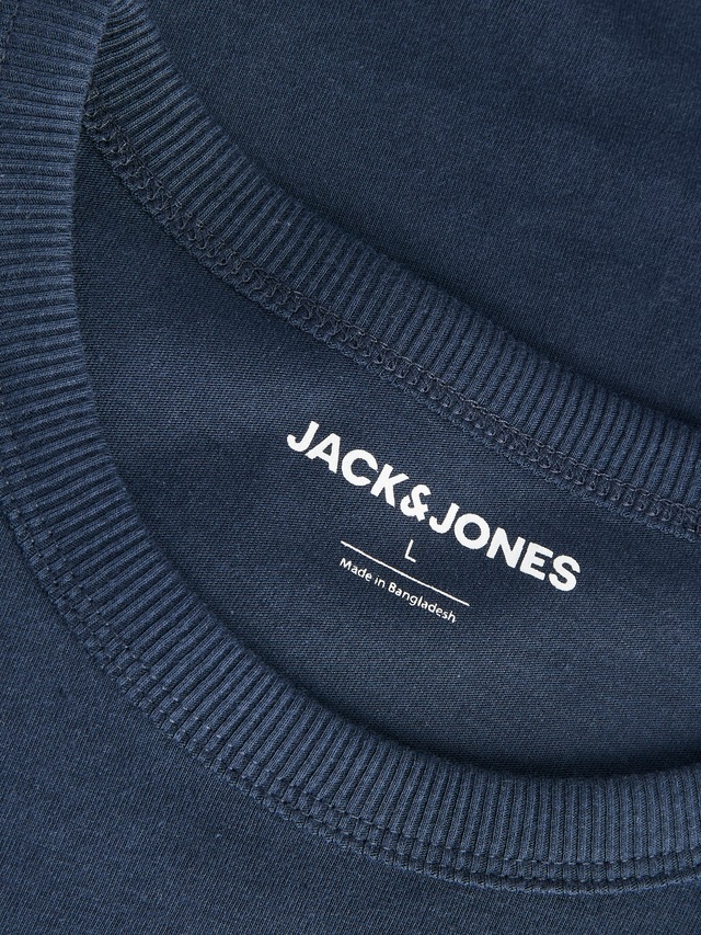 Jack & Jones Rundhalsshirt »JJCOLLEGE LOGO TEE SS CREW NECK«