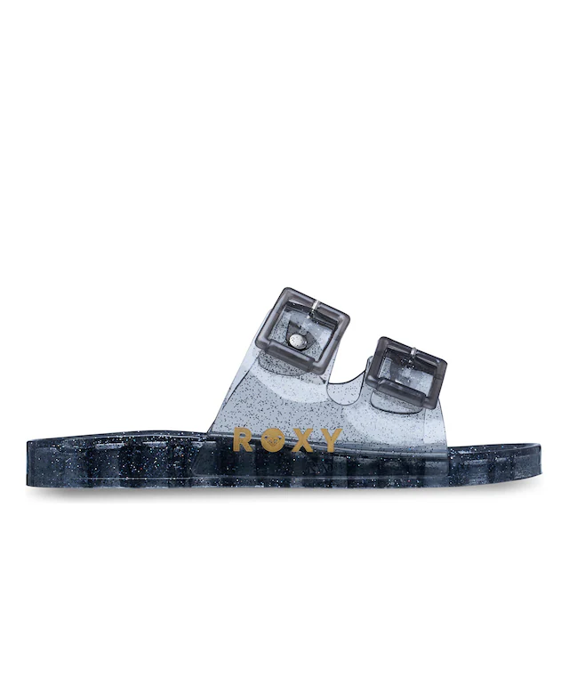 Roxy Sandale »KATTIE GLITTER« Pantolette, Sommerschuh