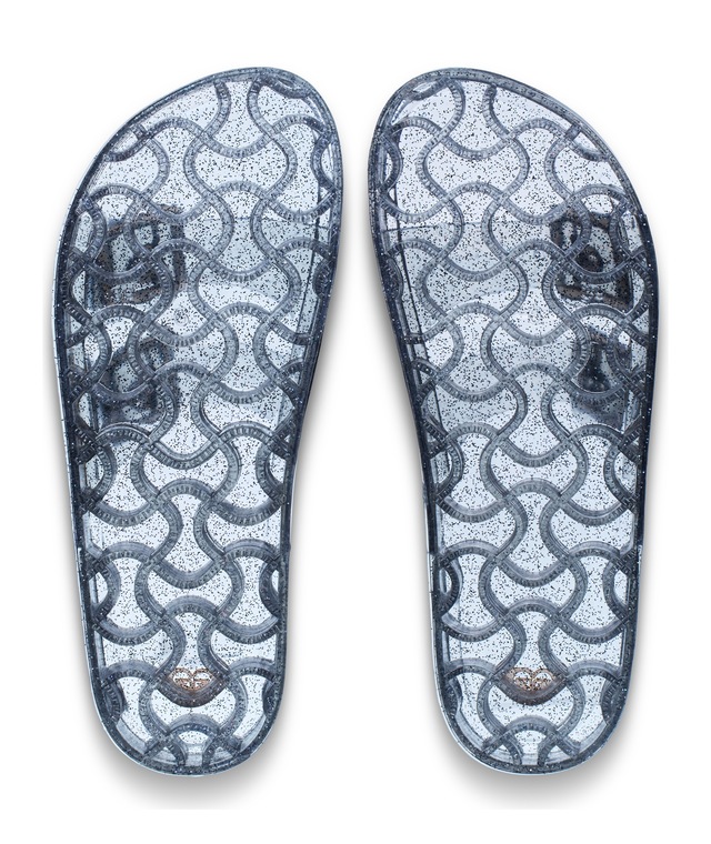Roxy Sandale »KATTIE GLITTER« Pantolette, Sommerschuh