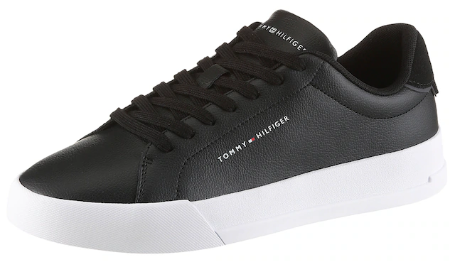 Tommy Hilfiger Sneaker »TH COURT CORE« , Freizeitschuh, Halbschuh, Schnürschuh, weich gepolstertem Schaftrand