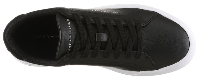 Tommy Hilfiger Sneaker »TH COURT CORE« , Freizeitschuh, Halbschuh, Schnürschuh, weich gepolstertem Schaftrand