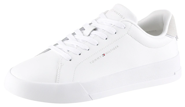 Tommy Hilfiger Sneaker »TH COURT CORE« , Freizeitschuh, Halbschuh, Schnürschuh, weich gepolstertem Schaftrand