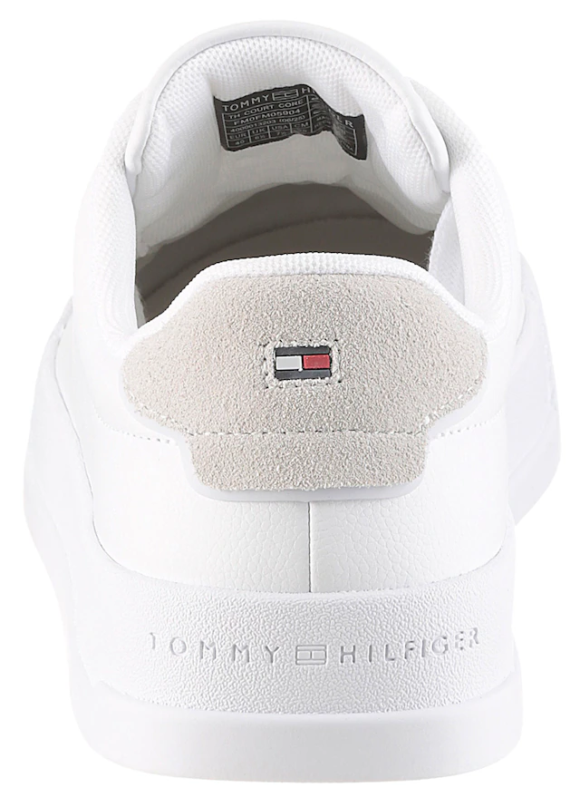Tommy Hilfiger Sneaker »TH COURT CORE« , Freizeitschuh, Halbschuh, Schnürschuh, weich gepolstertem Schaftrand