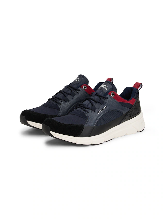 Tommy Hilfiger Sneaker »MODERN COMFORT RUN OUTDOOR« , Freizeitschuh, Schnürschuh im coolen Materialmix