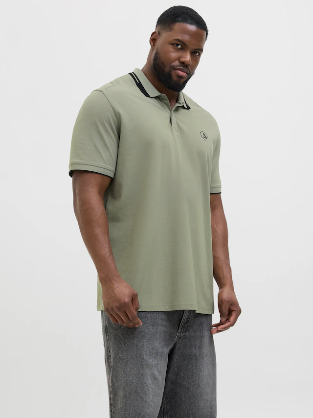 Jack & Jones PlusSize Poloshirt »JCOHASS LOGO POLO SS PLS«