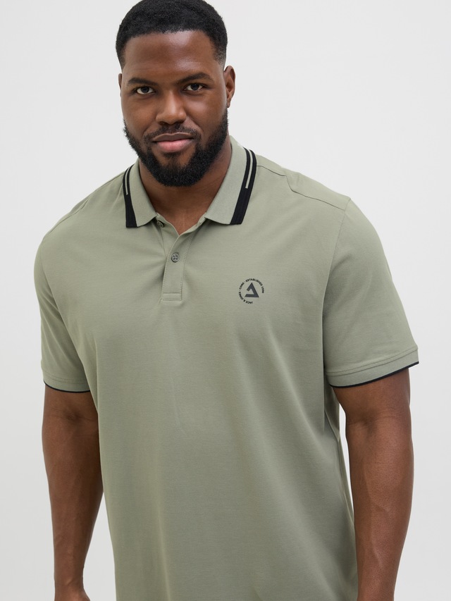 Jack & Jones PlusSize Poloshirt »JCOHASS LOGO POLO SS PLS«