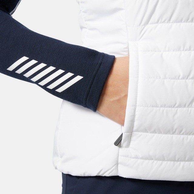 Helly Hansen Steppweste »W CREW INSULATOR VEST 2.0« mit Stehkragen, hüftlang, aus Polyester, wind- und wasserabweisend