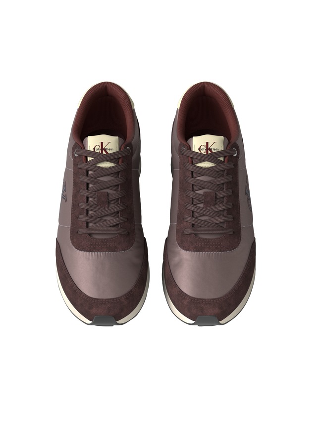 Calvin Klein Jeans Sneaker »RETRO RUNNER ESS MIX MAT« Runner-Sneaker, Freizeitschuh, Halbschuh mit seitlichem CK-Logo
