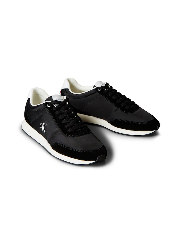 Calvin Klein Jeans Sneaker »RETRO RUNNER ESS MIX MAT« Runner-Sneaker, Freizeitschuh, Halbschuh mit seitlichem CK-Logo