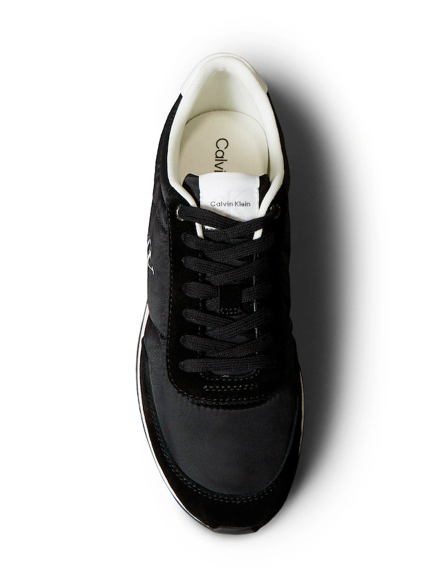 Calvin Klein Jeans Sneaker »RETRO RUNNER ESS MIX MAT« Runner-Sneaker, Freizeitschuh, Halbschuh mit seitlichem CK-Logo