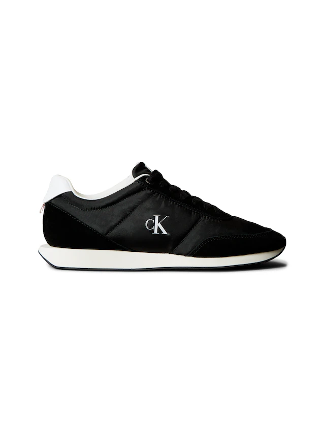 Calvin Klein Jeans Sneaker »RETRO RUNNER ESS MIX MAT« Runner-Sneaker, Freizeitschuh, Halbschuh mit seitlichem CK-Logo