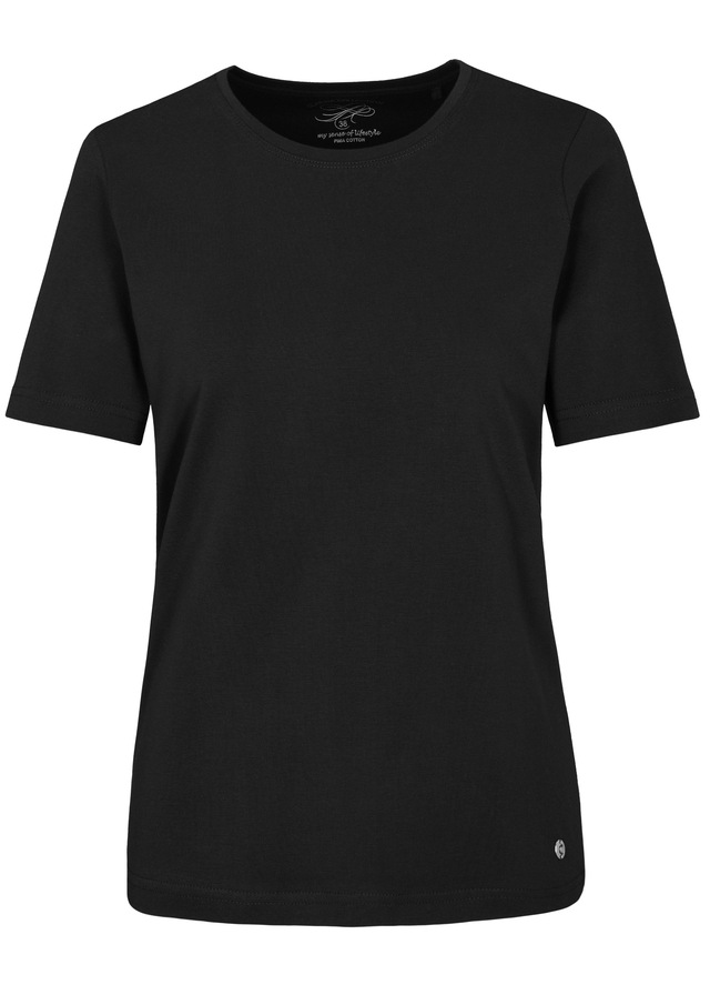 Clarina Rundhalsshirt »HAGEN« Pima Cotton Interlock