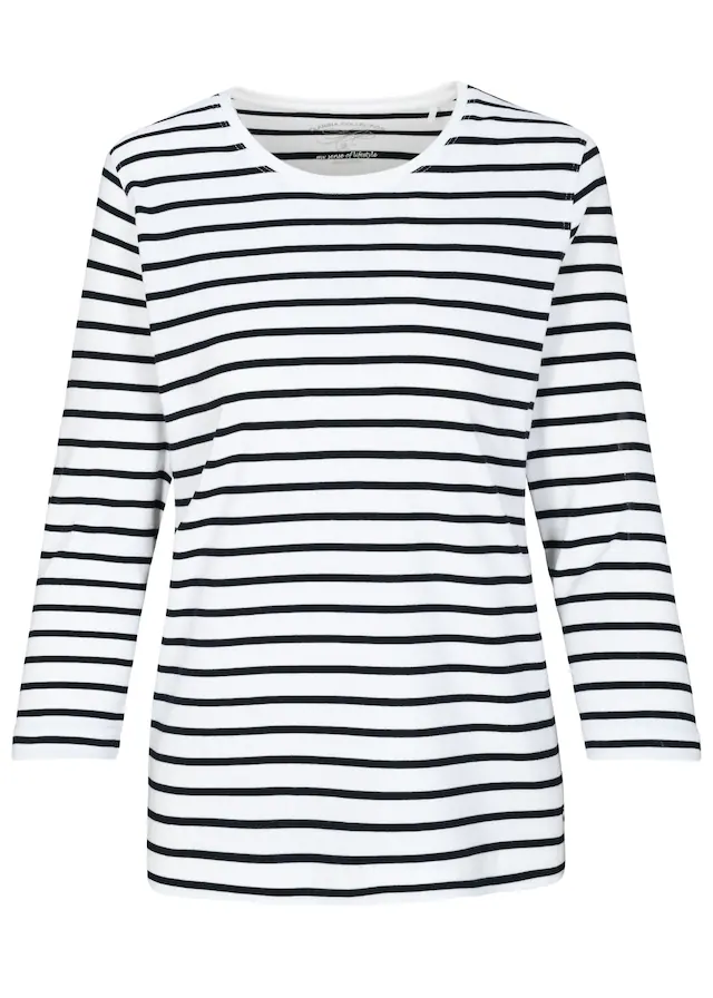 Clarina Rundhalsshirt »NICOLE« Pima Cotton Interlock
