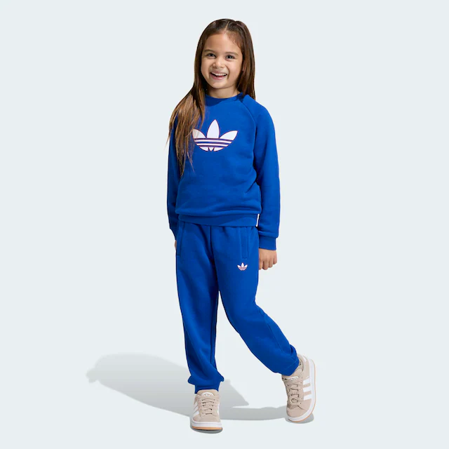 adidas Originals Trainingsanzug »TREFOIL SET MIT RUNDHALSAUSSCHNITT, LOCKER GESCHNITTEN« 2 tlg.