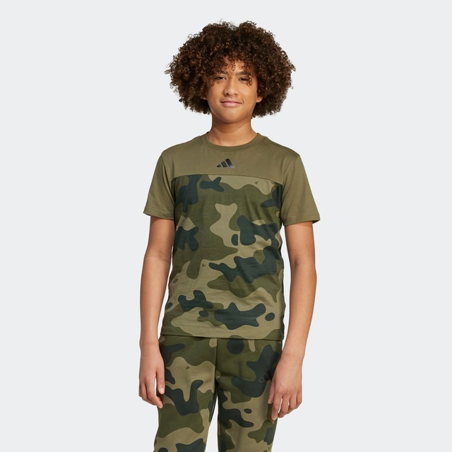 adidas Sportswear T-Shirt »SEASONAL ESSENTIALS CAMO BAUMWOLL- KIDS«