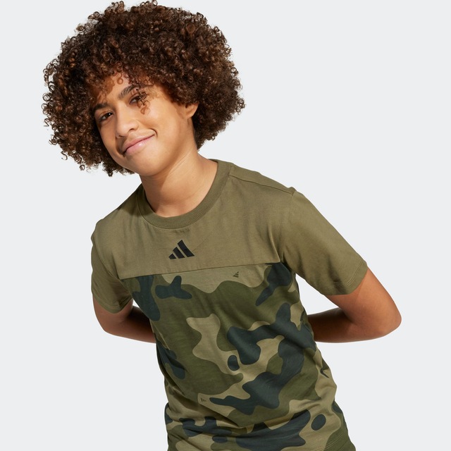 adidas Sportswear T-Shirt »SEASONAL ESSENTIALS CAMO BAUMWOLL- KIDS«
