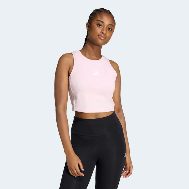 adidas Sportswear Tanktop »ESSENTIALS 3-STREIFEN GEPOLSTERTES«