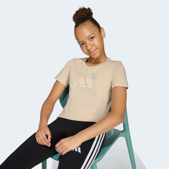 adidas Sportswear T-Shirt »JUNIOR GIRLS GRAFIK, TIERMUSTER«