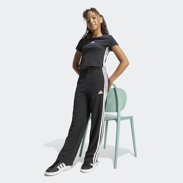 adidas Sportswear Sporthose »ESSENTIALS« für Kinder, aus Baumwolle, mit Gummizug, normal-weite Passform