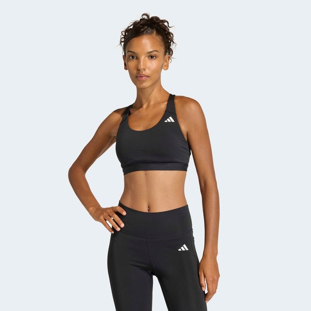 adidas Performance Sport-BH »OPTIME ESSENTIALS WORKOUT MEDIUM SUPPORT BH« ohne Bügel, mit Climacool® Technologie, aus Polyester