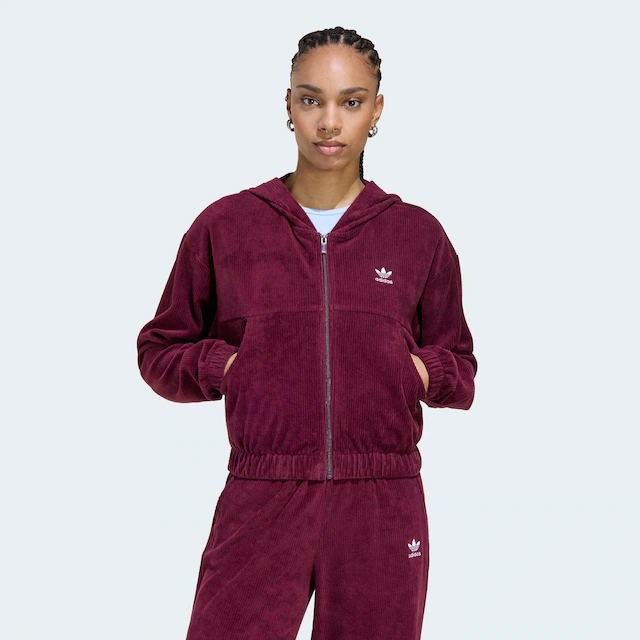 adidas Originals Fleecejacke »ESSENTIALS CHENILE ORIGINALS«