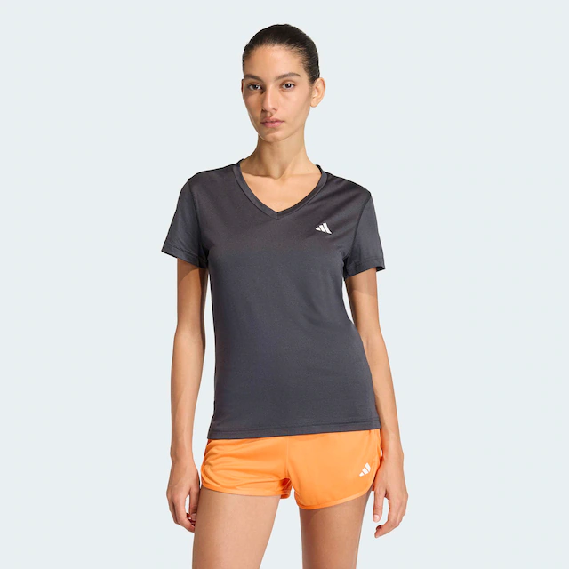 adidas Performance T-Shirt »ADIDAS WORKOUT ESSENTIALS MIT V-AUSSCHNITT« mit V-Ausschnitt, ohne Verschluss