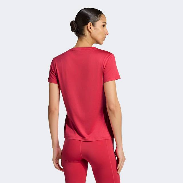 adidas Performance T-Shirt »ADIDAS WORKOUT ESSENTIALS MIT V-AUSSCHNITT« mit V-Ausschnitt, ohne Verschluss