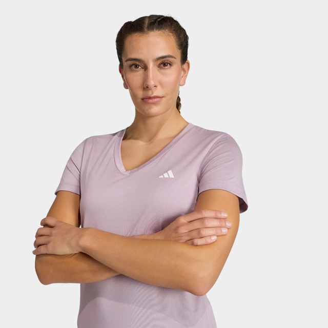 adidas Performance T-Shirt »ADIDAS WORKOUT ESSENTIALS MIT V-AUSSCHNITT« mit V-Ausschnitt, ohne Verschluss