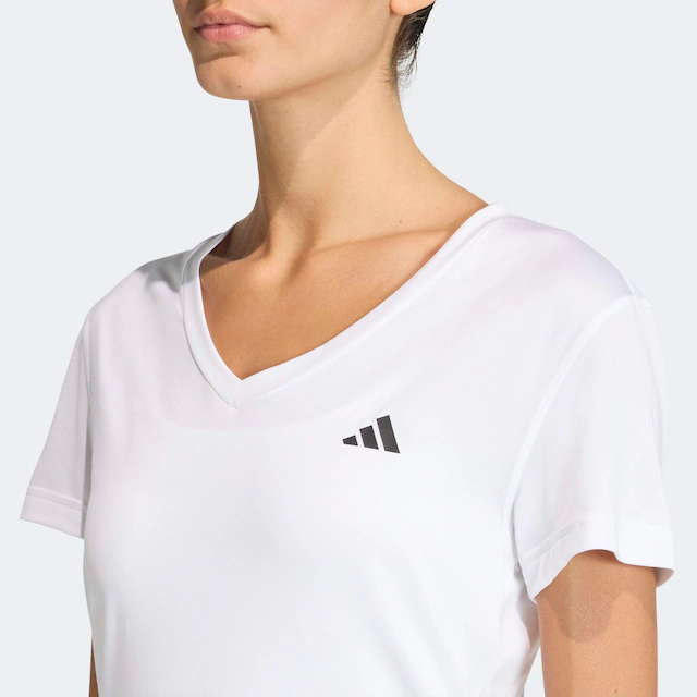 adidas Performance T-Shirt »ADIDAS WORKOUT ESSENTIALS MIT V-AUSSCHNITT« mit V-Ausschnitt, ohne Verschluss