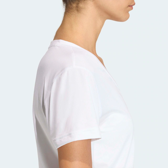 adidas Performance T-Shirt »ADIDAS WORKOUT ESSENTIALS MIT V-AUSSCHNITT« mit V-Ausschnitt, ohne Verschluss