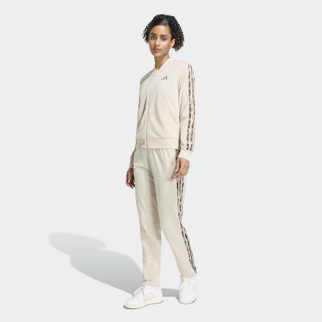 adidas Sportswear Trainingsanzug »3-STRIPES LEOPARD PRINT« 2 tlg.