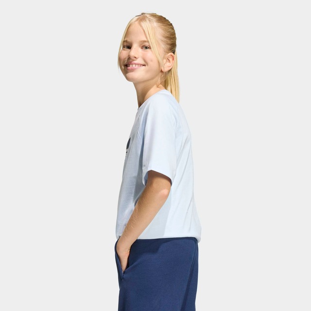 adidas Originals T-Shirt »GRAPHIC TREFOIL LOOSE« für Kinder, Kurzarmdesign, sportlicher Stil, Rundhalsausschnitt