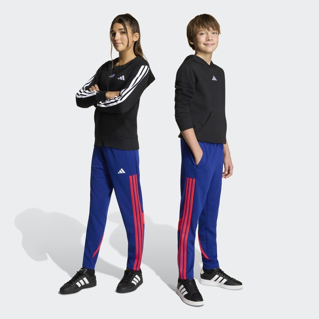 adidas Sportswear Sporthose »HOUSE OF TIRO COLORS OF, HOHER BUND, WEITES BEIN« mit normal-weiter Passform, ohne Verschluss