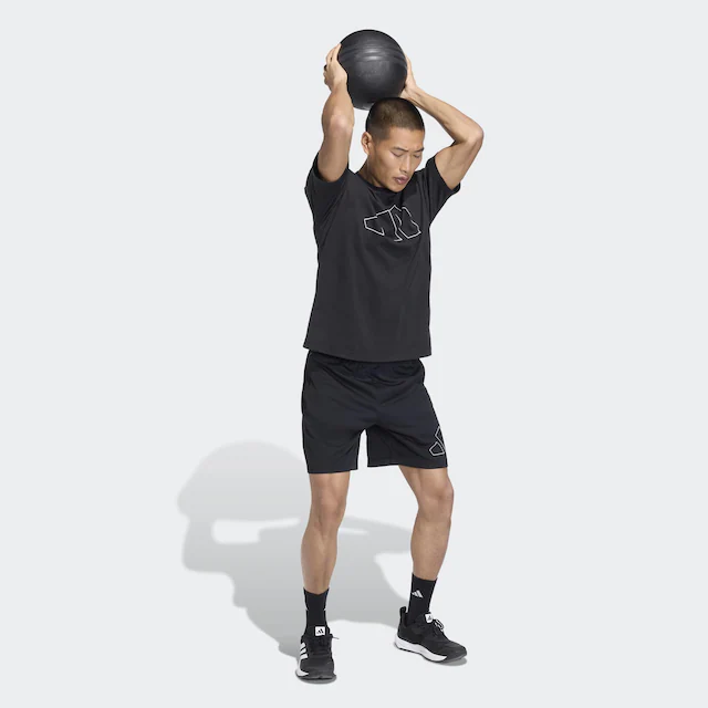 adidas Performance T-Shirt »WORKOUT ESSENTIALS FEELREADY LOGO«