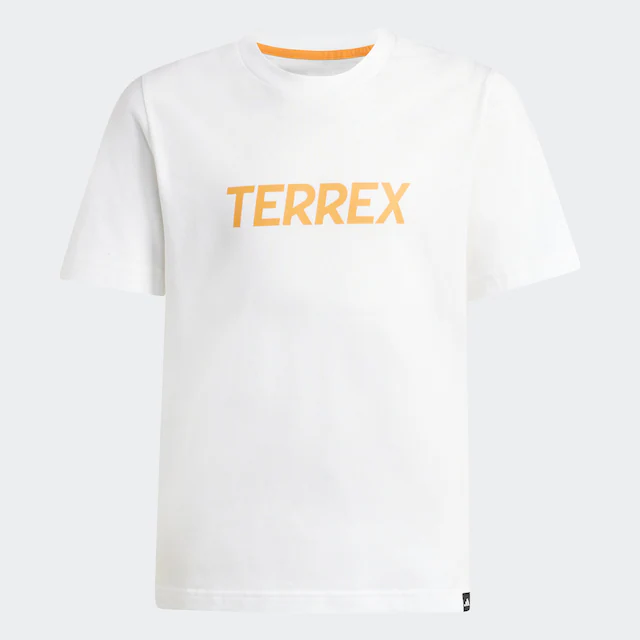 adidas TERREX Funktionsshirt »KIDS MULTI LOGO« für Kinder, mit Rundhalsausschnitt, ohne Verschluss, aus Baumwolle