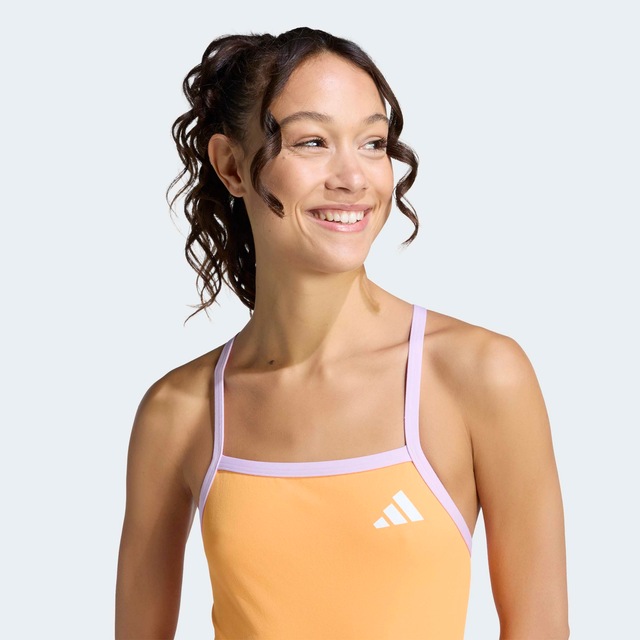 adidas Performance Badeanzug »MIT DÜNNEN TRÄGERN UND V-FÖRMIGEM RÜCKENDESIGN«