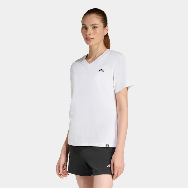 adidas Sportswear T-Shirt »SUMMER SLIDE GRAPHIC MIT V-AUSSCHNITT«