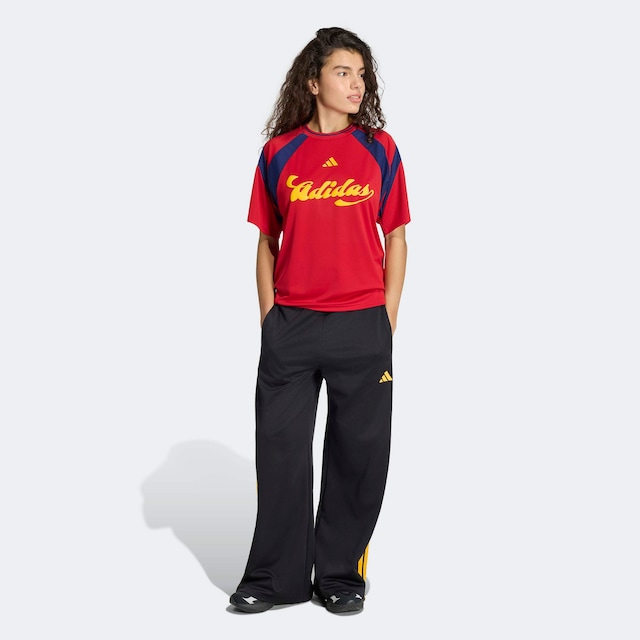 adidas Sportswear Sporthose »HOUSE OF TIRO WIDE LEG« sportlicher Stil, für Training und Freizeit, mit Kordelverschluss