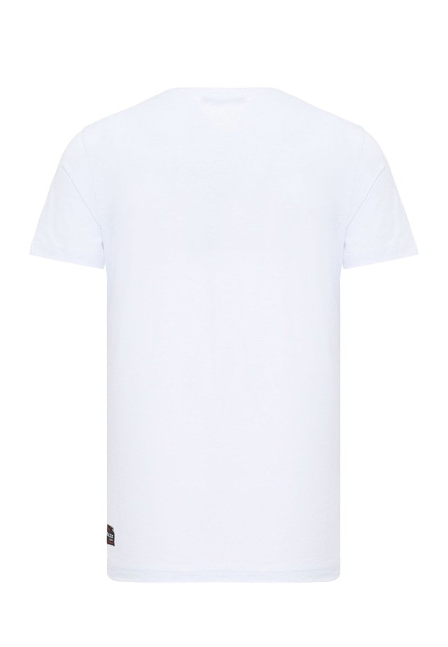 Cipo & Baxx T-Shirt »T-Shirt« mit Rundhals-Ausschnitt