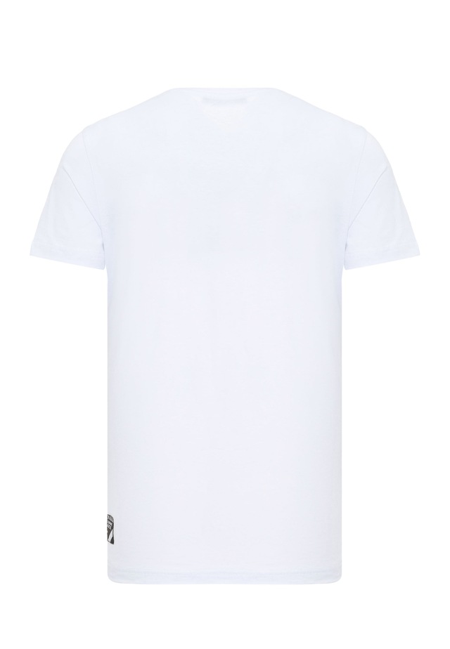 Cipo & Baxx T-Shirt »T-Shirt« mit Rundhals-Ausschnitt