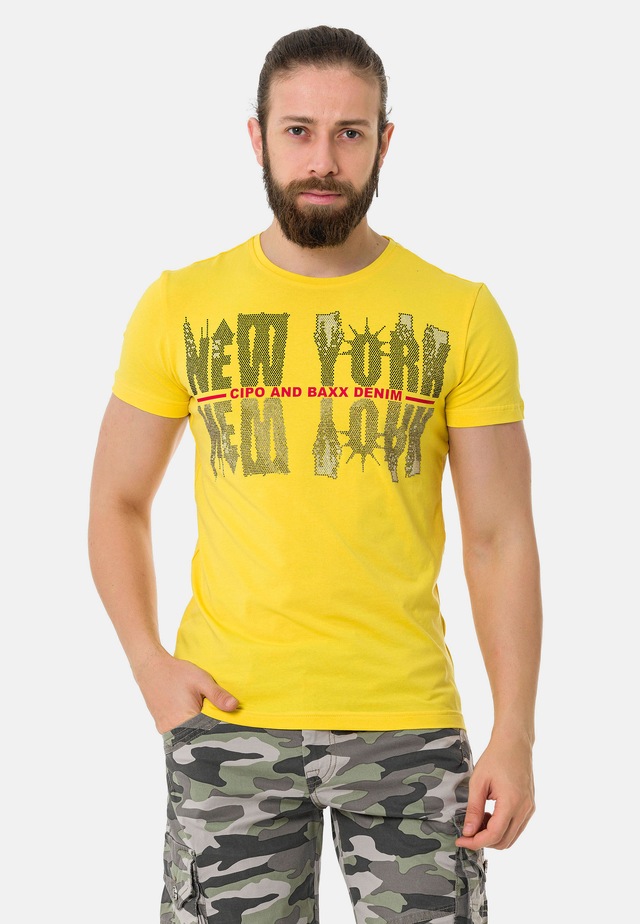 Cipo & Baxx T-Shirt »T-Shirt« mit New York-Motiv